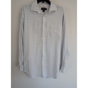 JOS. A. BANK Men's Large Button Up Shirt Tailored Fit